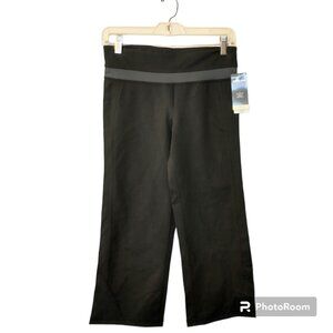 New With Tags Kirkland Black Capri Athletic Workout Pants Size Small